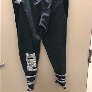 PINK high-rise sequin leggings. great condition!